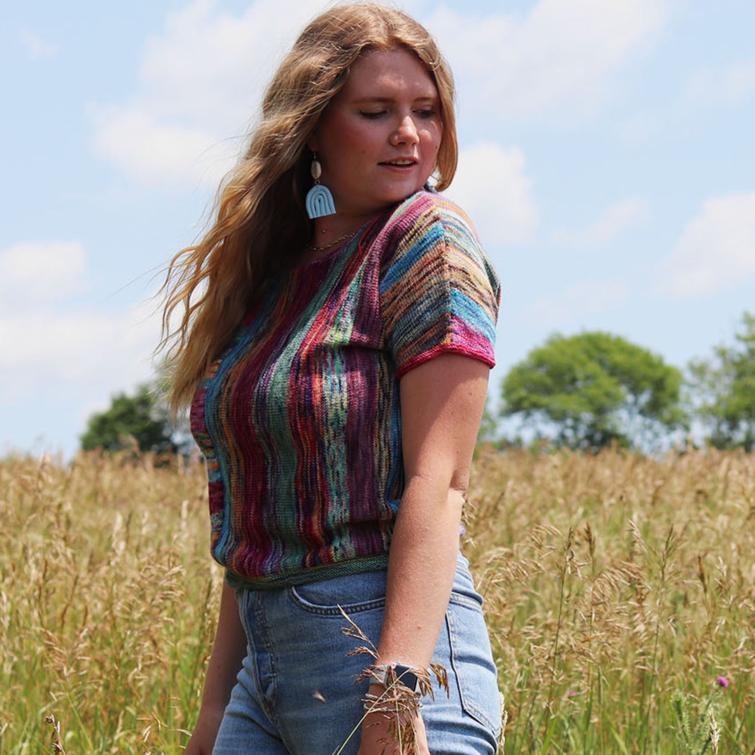Koigu Painters T-Shirt Jumper Knitting Pattern
