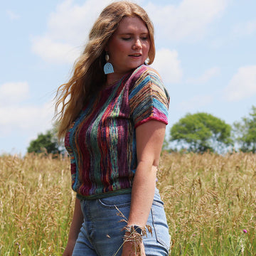 Koigu Painters T-Shirt Jumper Knitting Pattern