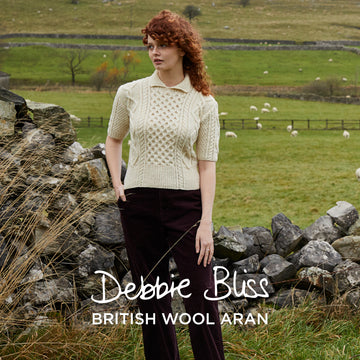 Debbie Bliss Cable Sweater With Collar