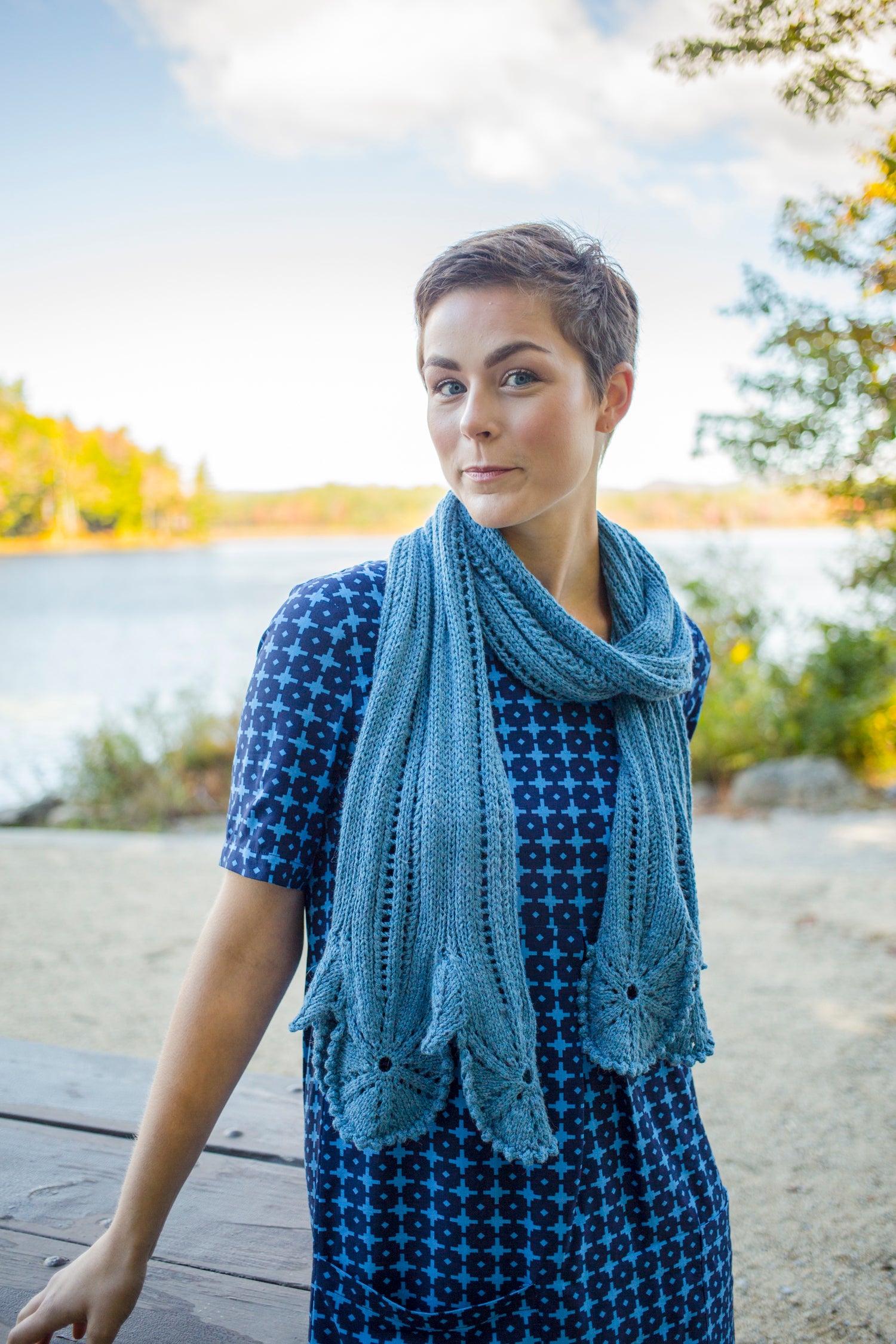 Yucca Scarf Knitting Pattern