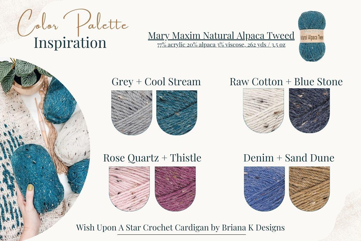 Wish Upon A Star Mosaic Crochet Cardigan