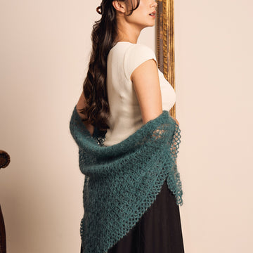Rowan Kidsilk Haze Reimagined Wrap Knitting Pattern