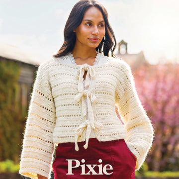 Pixie Tie Cardigan Crochet Pattern