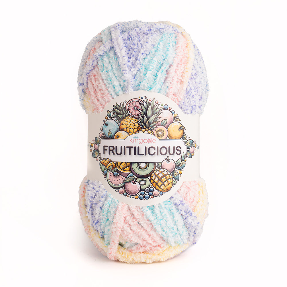 King Cole Fruitilicious Yarn - Polyester varied