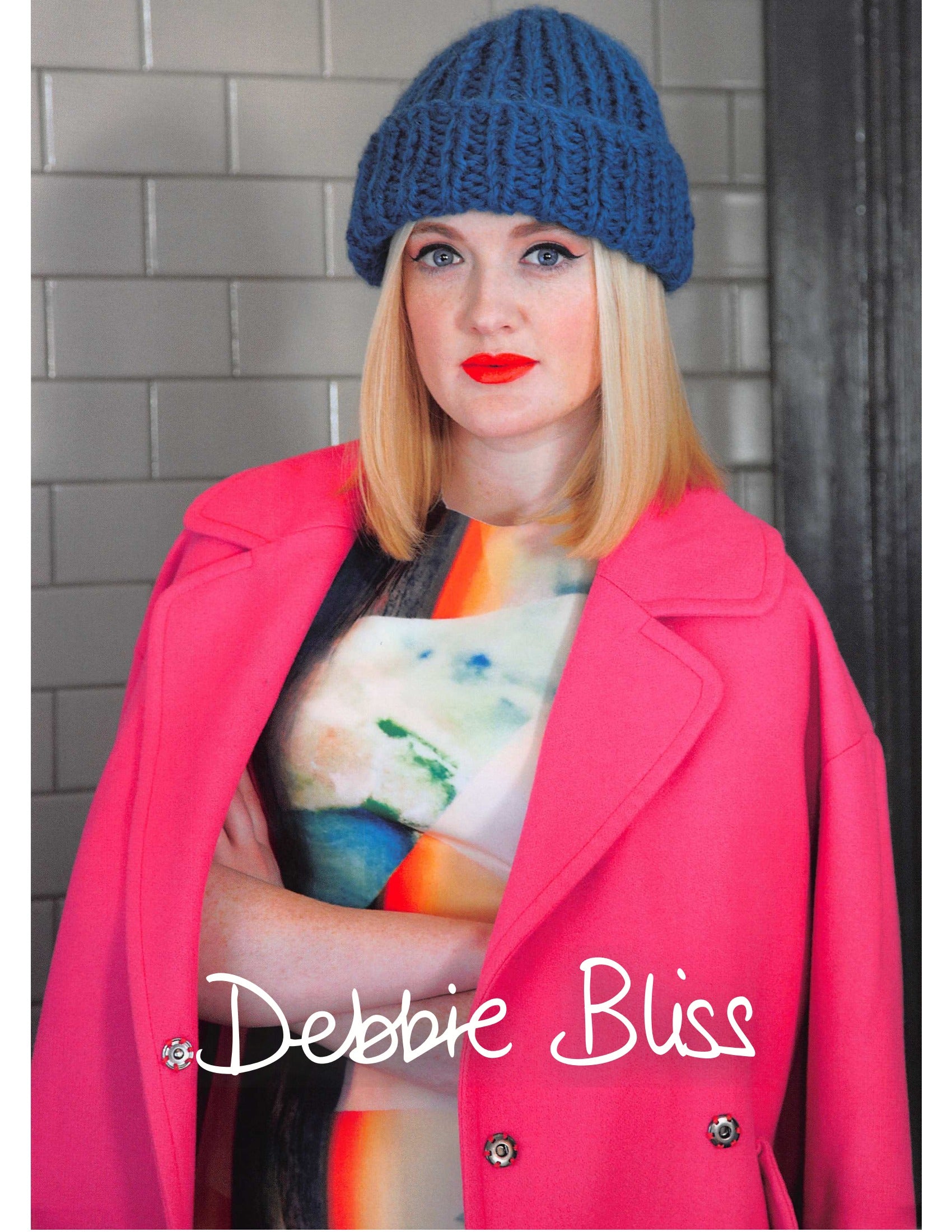 Debbie Bliss Ribbed Hat Knitting Pattern