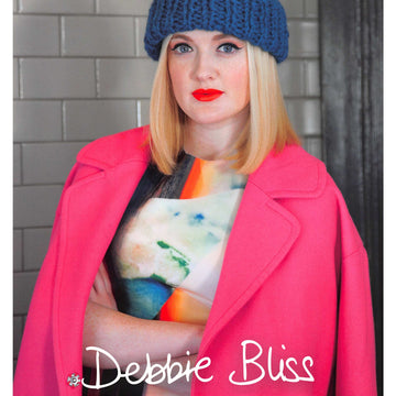 Debbie Bliss Ribbed Hat Knitting Pattern