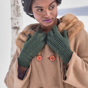 Hallie Mittens Gloves Knitting Pattern