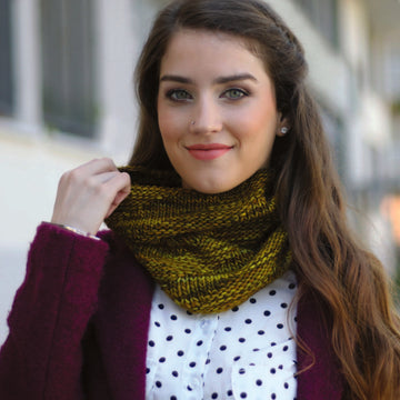 Across the Heath Cowl Knitting Pattern