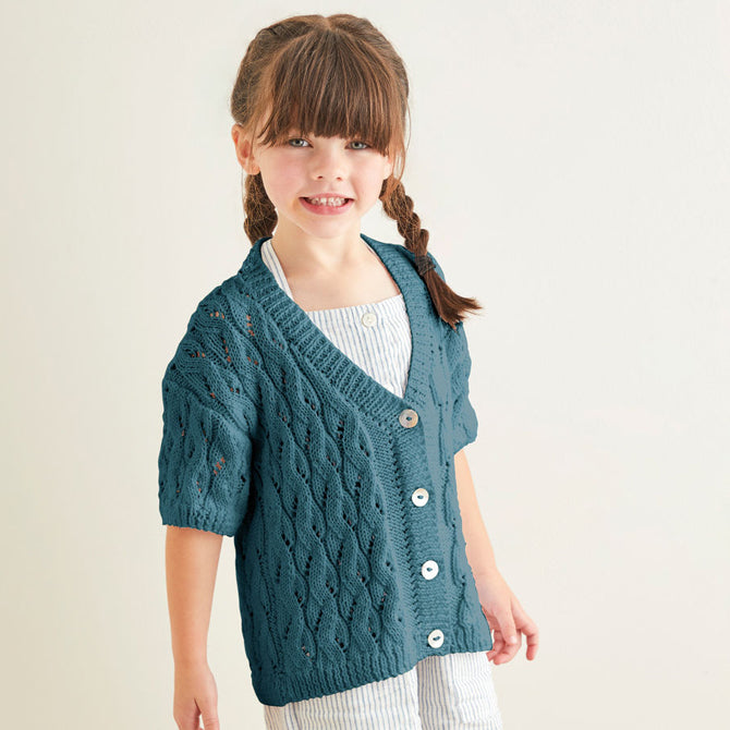 Sirdar Wave Lace Cardigans Knitting Pattern