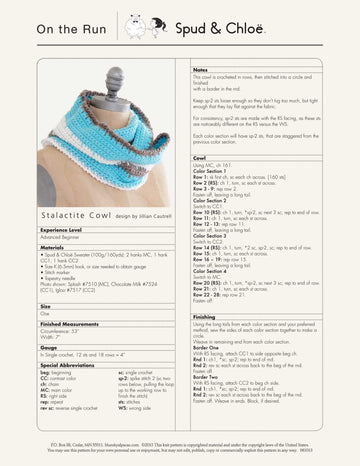 Spud & Chloe by Blue Sky Fibers Stalactite Cowl PDF