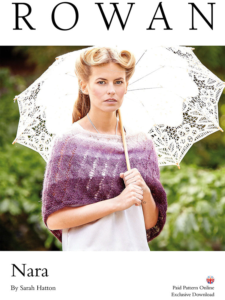 Rowan Nara Cape Knitting Pattern