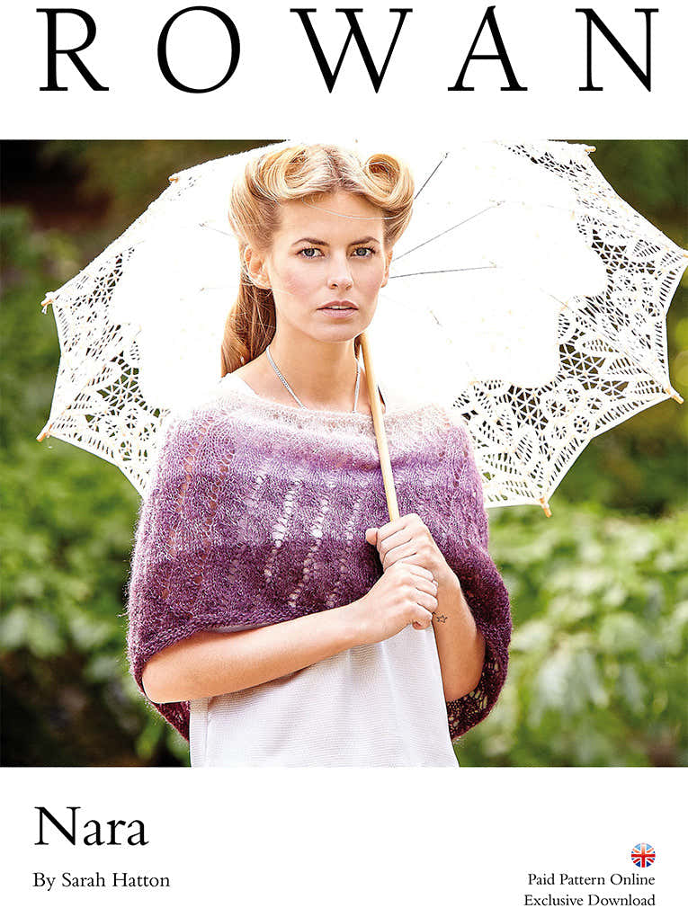 Rowan Nara Cape Knitting Pattern