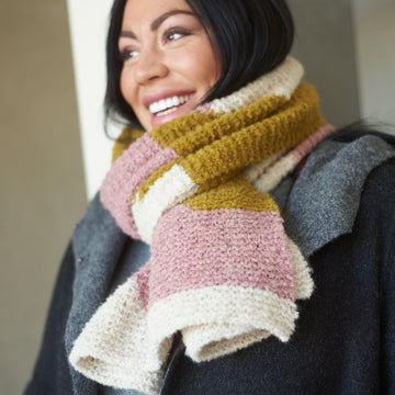 Assemblé Scarf in Berroco Pirouette PDF