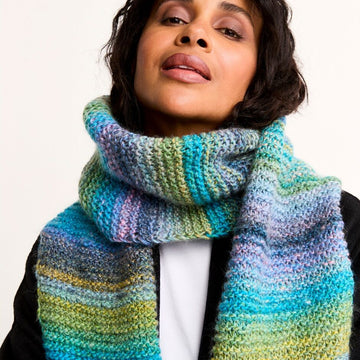 Sirdar Strata Tie-Style Scarf Knitting Pattern
