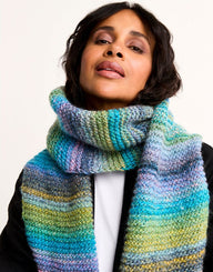 Sirdar Strata Tie-Style Scarf Knitting Pattern