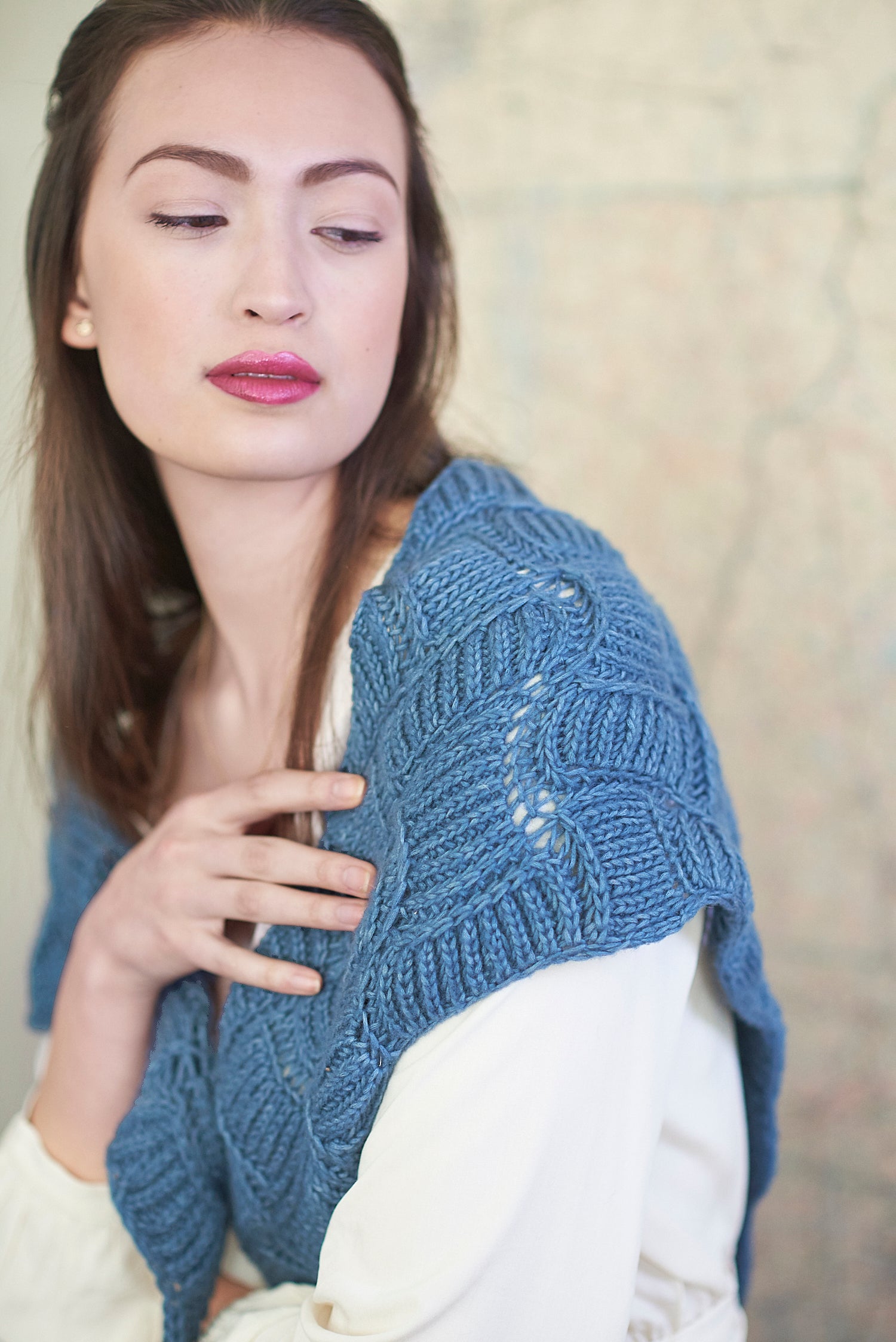 Beatriz Shawl Wrap Knitting Pattern