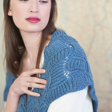 Beatriz Shawl Wrap Knitting Pattern
