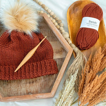 Crochet Knit Purl Hat