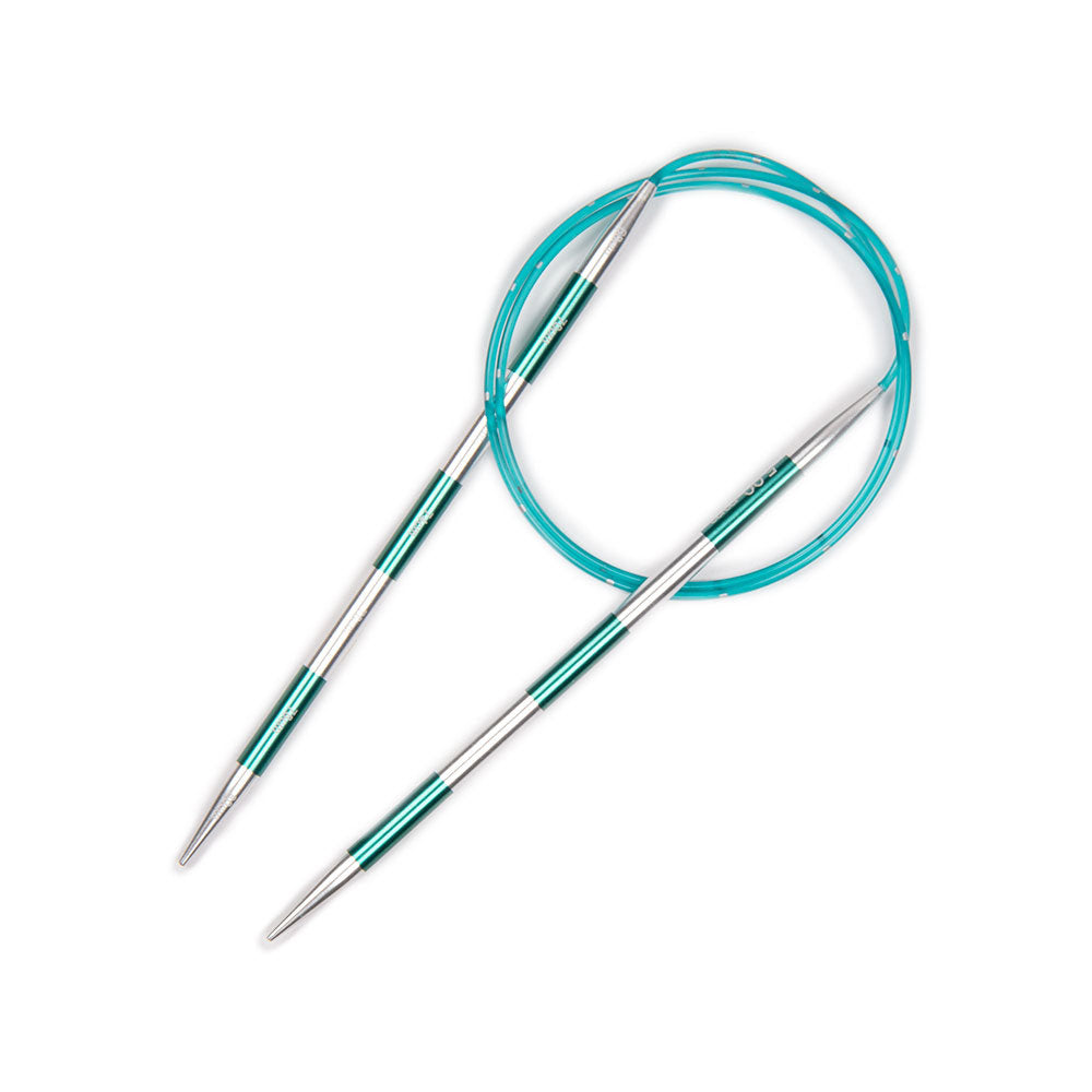 KnitPro Smartstix Green Fixed Circular Needles 32" (1 Pair)