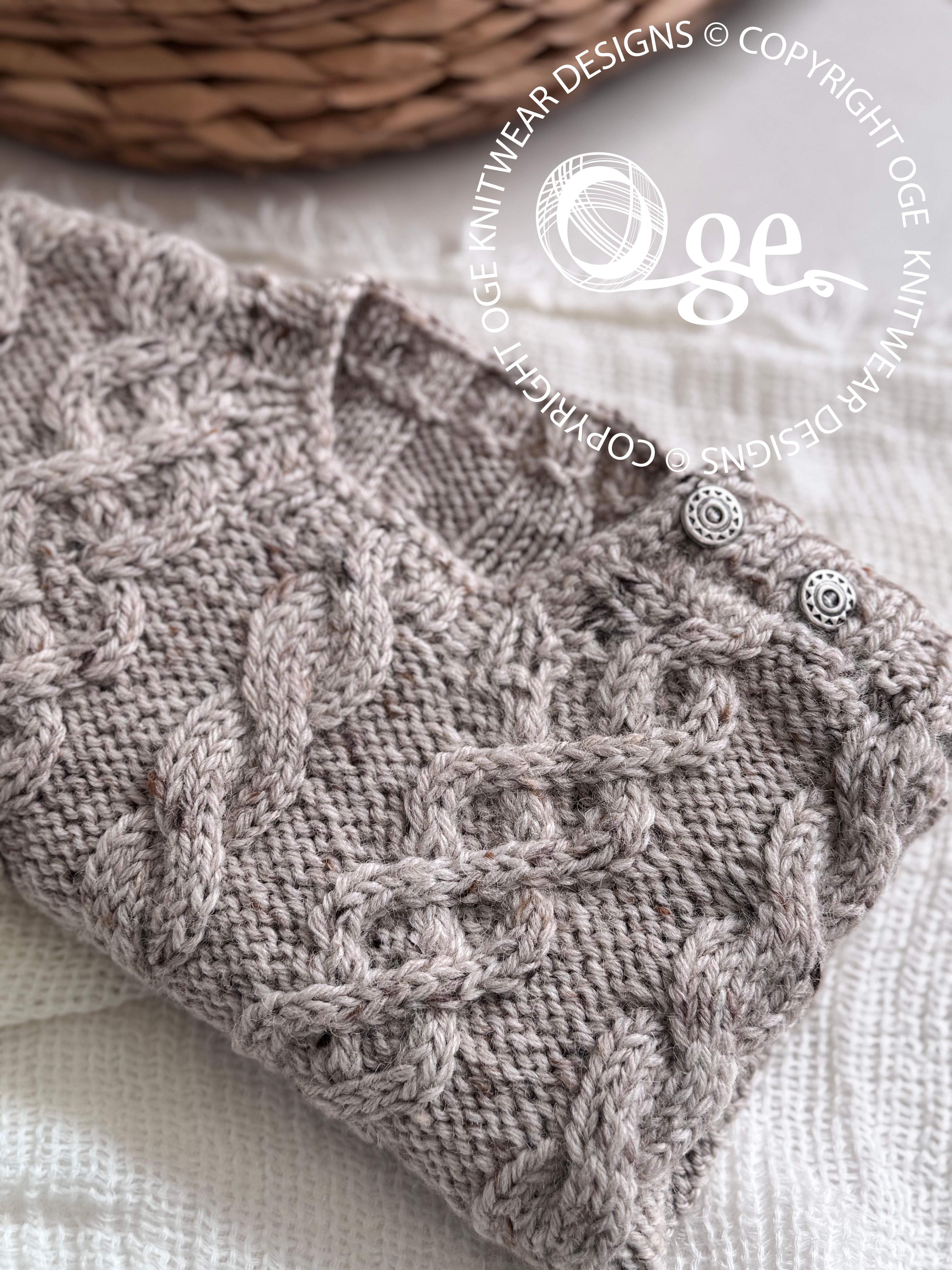 Niven Cable Sweater and Hat - P232