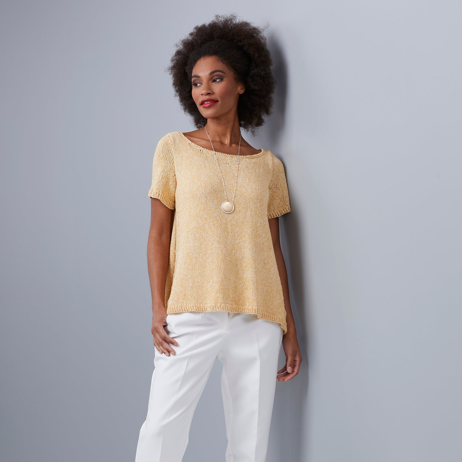 Stacy Charles Fine Yarns Zoe Tee Jumper Crochet Pattern
