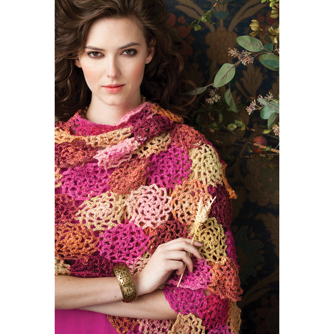 Noro Chrysanthemum Shawl Crochet Pattern