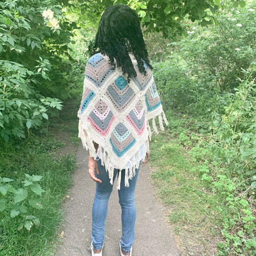 Winter Diamond Poncho