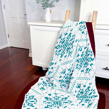 Snowflake Hexagon Mosaic Blanket