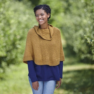 Valley Yarns Lake House Poncho Knitting Pattern