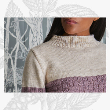 Willow & Lark Rosie Fitted Roll Neck Knitting Pattern