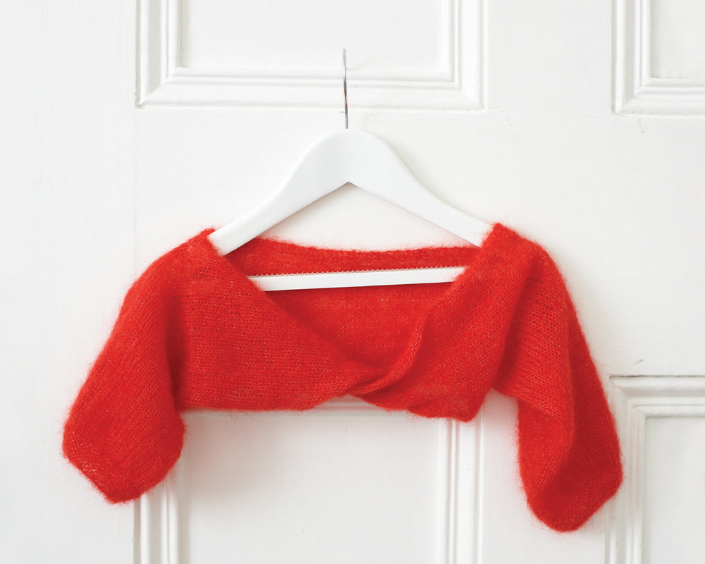 Debbie Bliss Twist Front Shrug Knitting Pattern