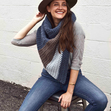 Racer Wrap Scarf Crochet Pattern