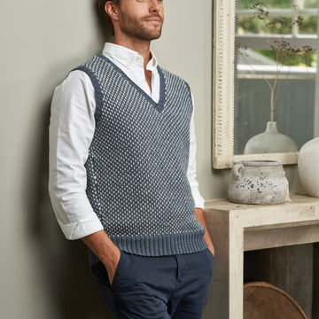Amos Waistcoat in Rowan Island Blend Fine - ZB296-00004-UK - PDF