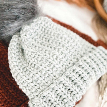 Crochet Knit Purl Hat