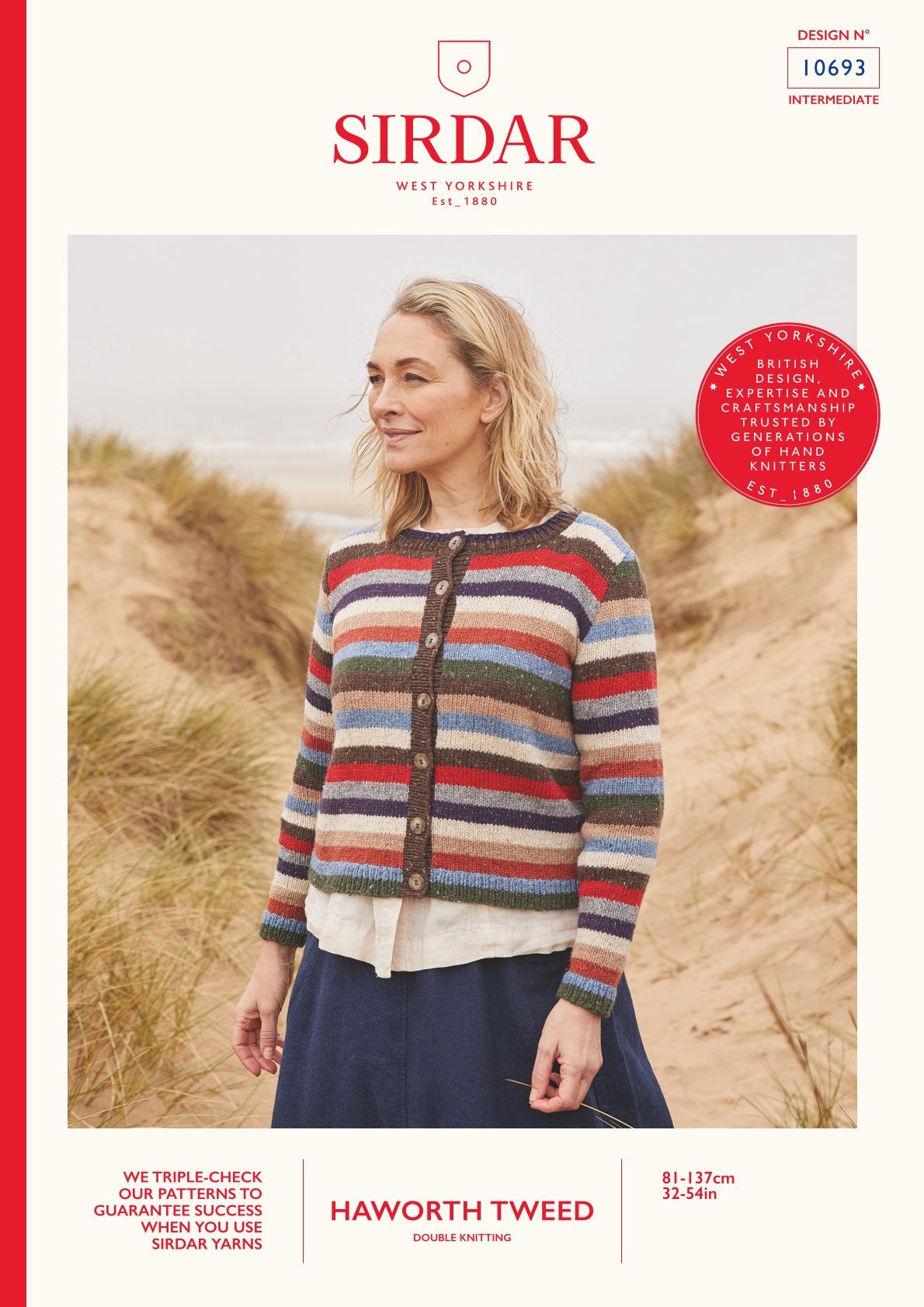 Sirdar Coast & Country Cardigan Knitting Pattern