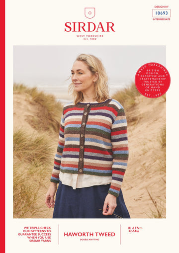 Sirdar Coast & Country Cardigan Knitting Pattern
