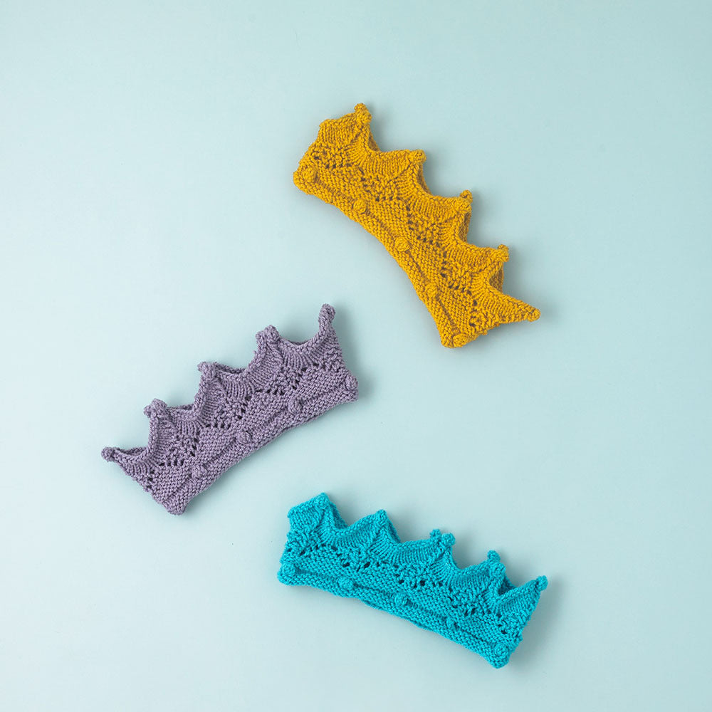 Paintbox Yarns Party Crown Knitting Pattern