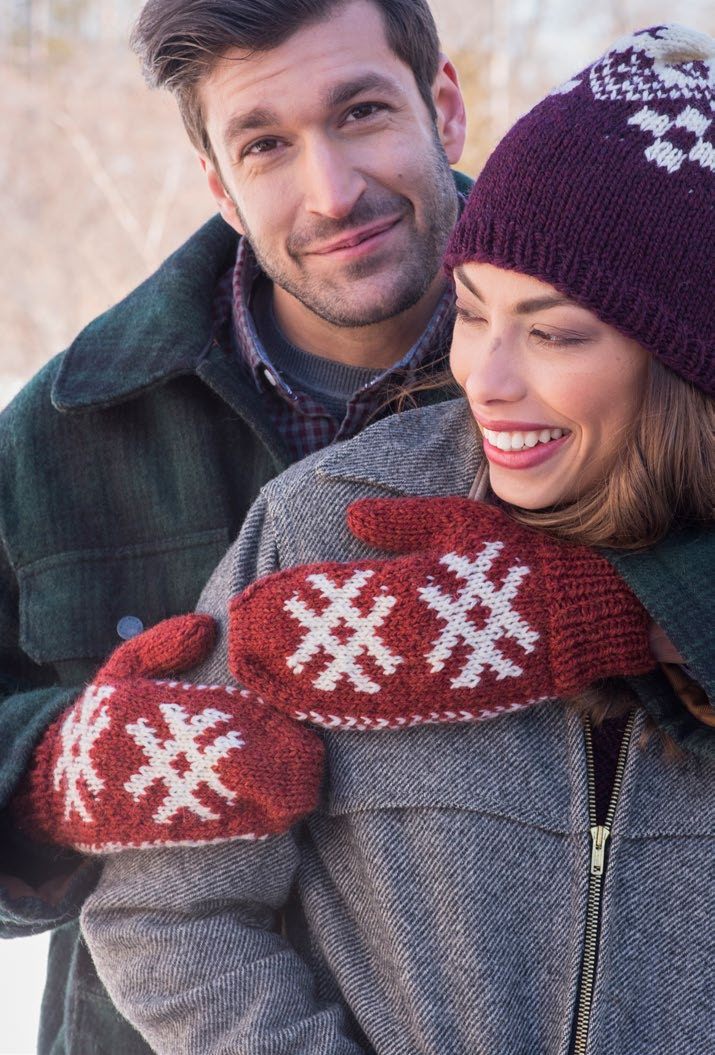 Berroco Linton Mittens Knitting Pattern