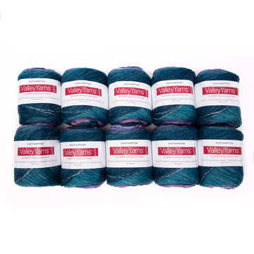 Valley Yarns Easthampton 10 Ball Value Pack Yarn - Merino Wool Sport