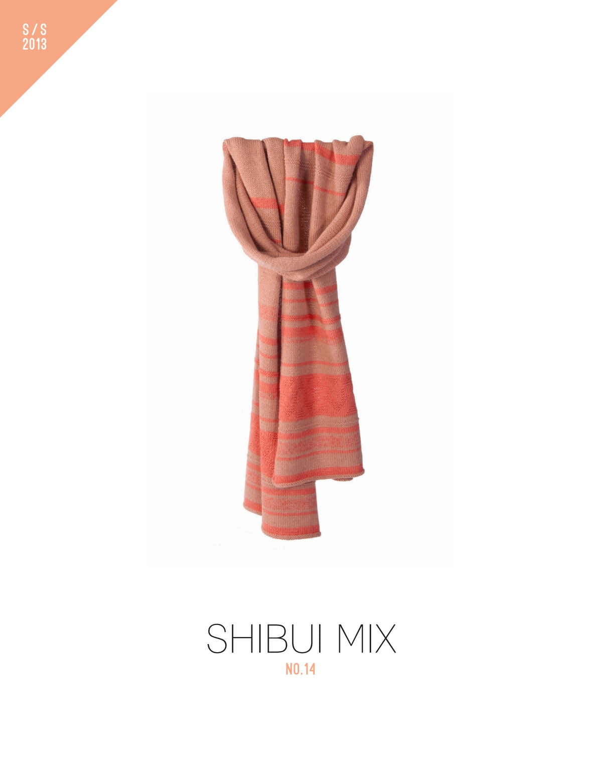 Shibui Knits Mix No. 14 Scarf Knitting Pattern