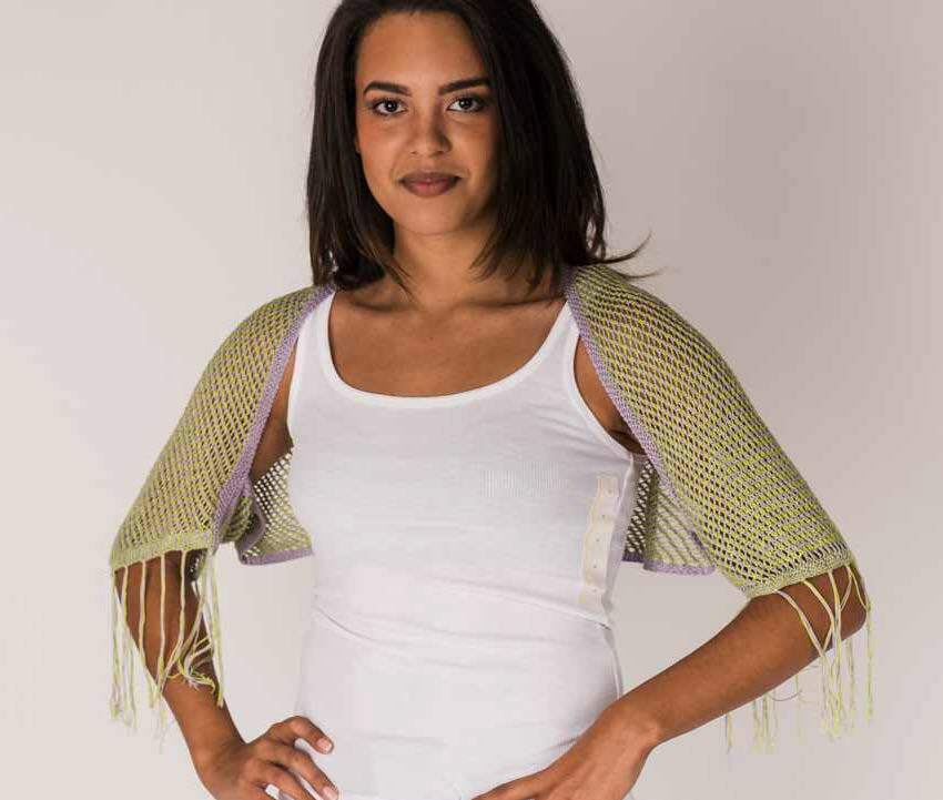 Atai Bi Nana Shrug Cape Knitting Pattern