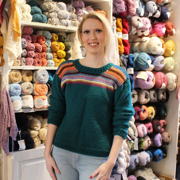 Tunisian Crochet Sweater