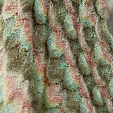Lang PTO27-04 Triangular Shawl Wrap Knitting Pattern