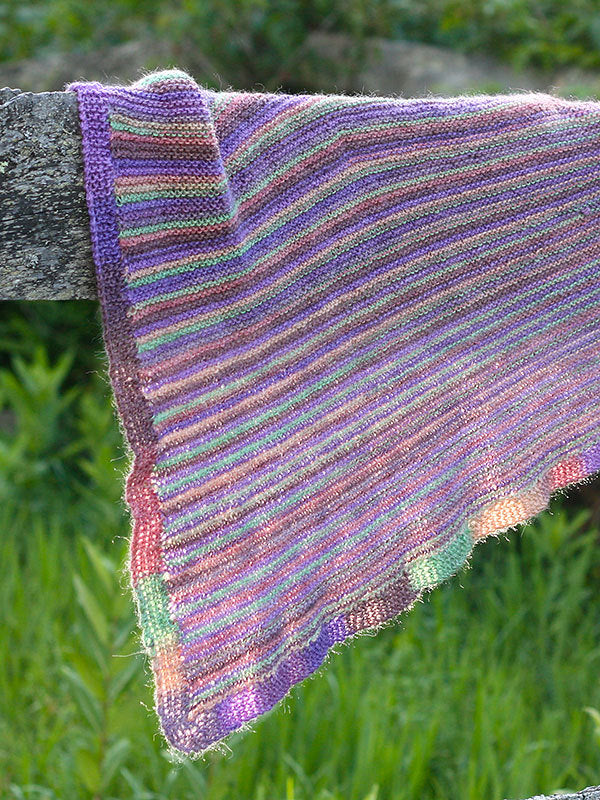 Coquina Shawl Wrap Knitting Pattern
