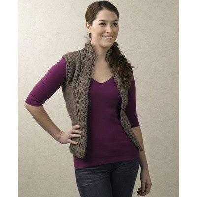 Valley Yarns Eva Vest Knitting Pattern