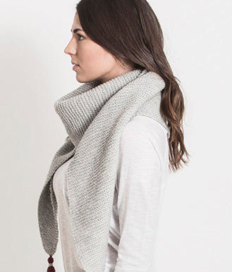 Blue Sky Fibers St. Cloud Scarf Knitting Pattern