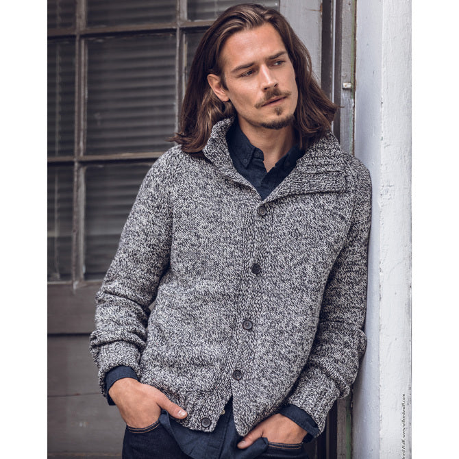 Lana Grossa M Cardigan Knitting Pattern