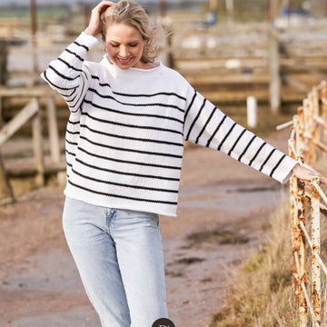 October Sweater Jumper Knitting Pattern