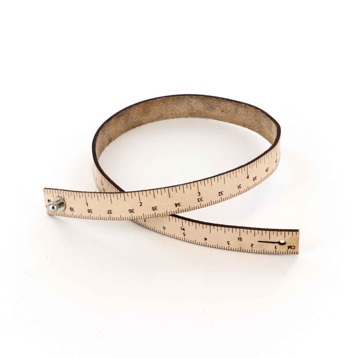 Wrist Ruler Leather Wristband Ruler - Yarn.com