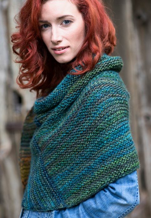 Berroco Grande Ronde Wrap Knitting Pattern